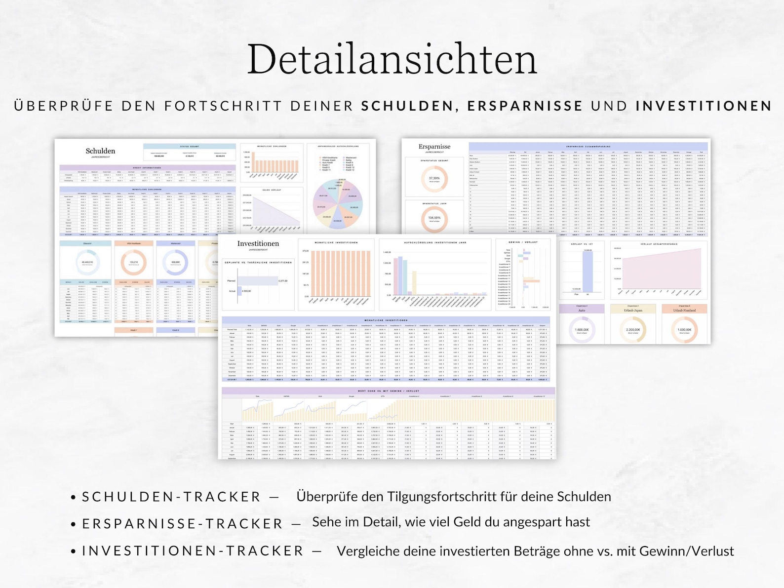 Apple Numbers Annual Budget Template GERMAN for Mac, iPad and Iphone ...