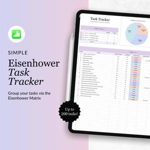 May include: A digital tablet displaying a printable task tracker template. The template is designed to help users organize their tasks using the Eisenhower Matrix. The template includes sections for task lists, task breakdown, and task progress. The template is designed to be used with a digital pen or stylus. The template is designed to help users prioritize their tasks and stay organized. The template is designed to be used with a digital pen or stylus. The template is designed to help users prioritize their tasks and stay organized.