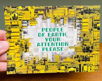 VOGON Quote 7"x5" Art Postcard