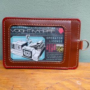BLADE RUNNER Voight-Kampff License, ID or travel card holder