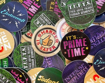 CRAFTING STICKERS Set of 8