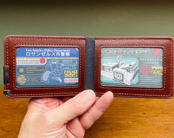 BLADE RUNNER Double Wallet License Cards, ID or travel card holder