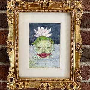 Lagoon Creature Framed Original
