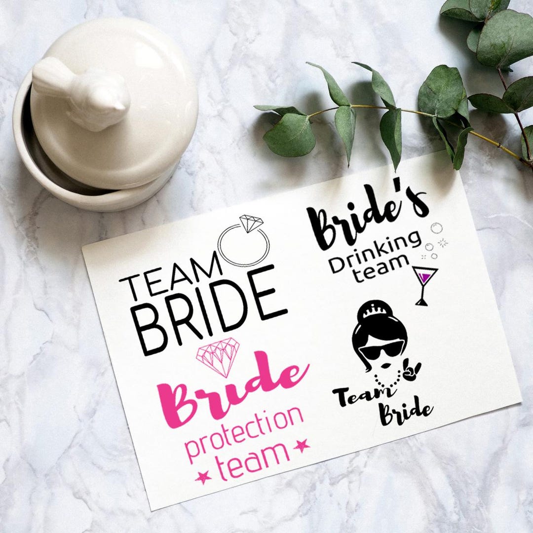 Bachelorette Svg, Team Bride Svg File, Designs, Cut File, Logo, Digital ...