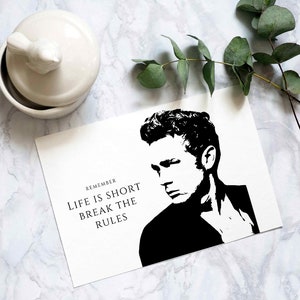 James Dean, Svg File, Png File, Dxf File, Eps File, Svg Designs, Cut File, Logo, Digital Download, And The Rest Is History