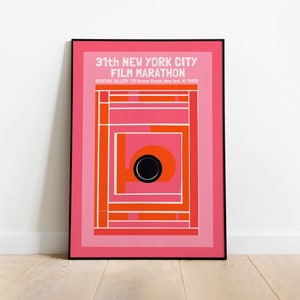 NYC Film Festival Poster: Retro Giclee Art Print