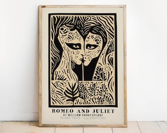 Romeo and Juliet Poster: William Shakespeare Fine Art Print