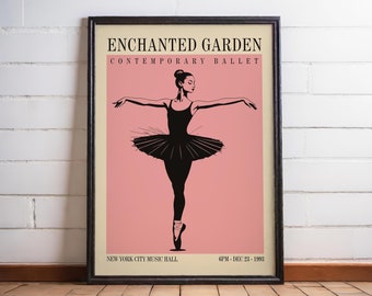 アート・デザイン・音楽 Photographs of the New York City Ballet NYC Music Hall BALLET POSTER | Dance Studio Inspiration