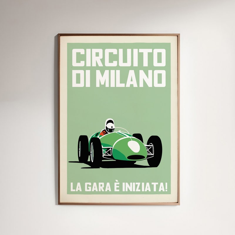 Racing Poster - Etsy