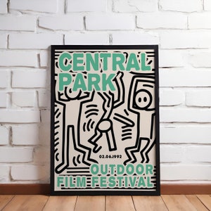 Central Park Film Festival Poster: NYC Wall Art Print