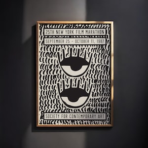 1987 New York Film Festival Poster: NYC Movie Art Print
