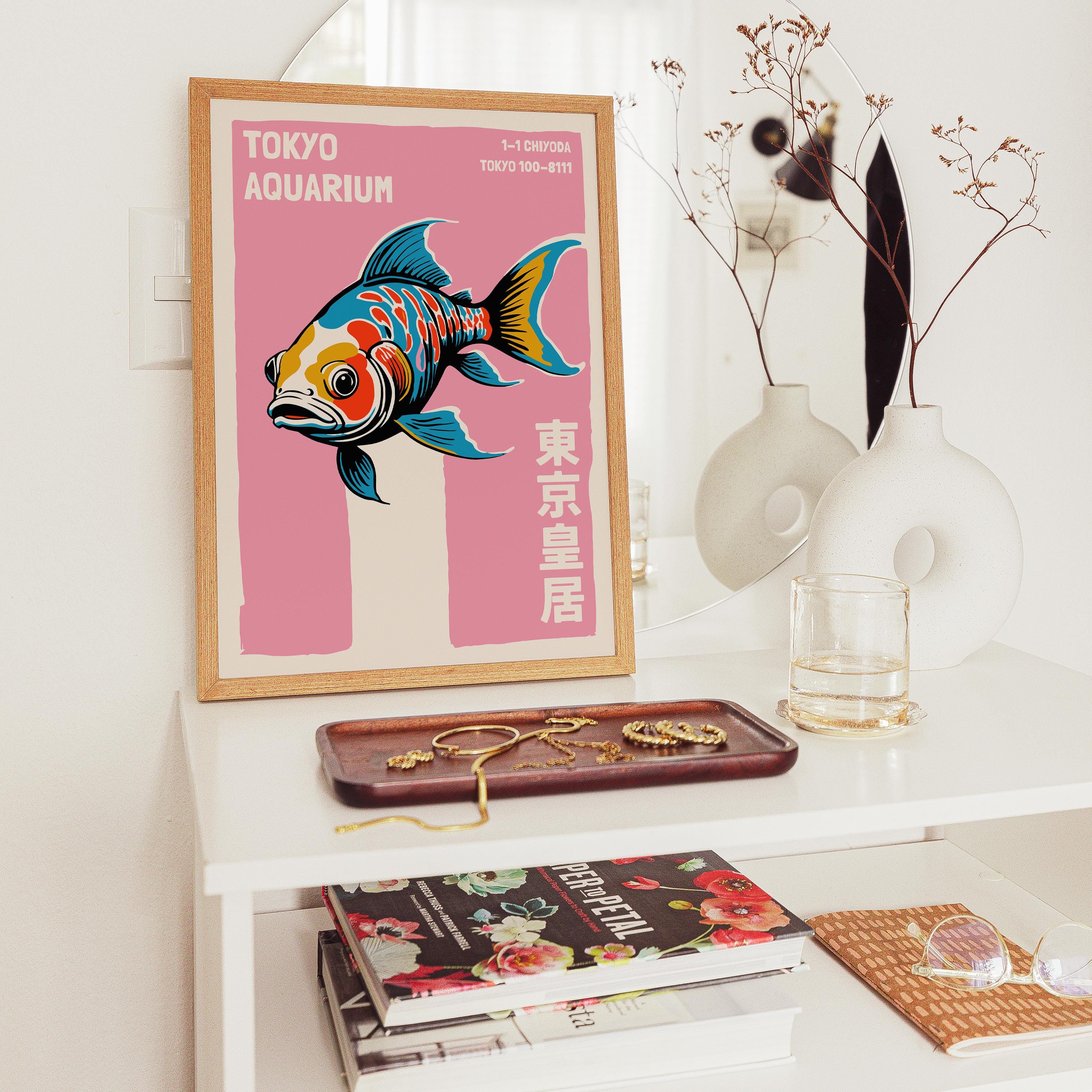 Tokyo Aquarium Colorful Koi Fish Poster Retro Japanese Art Print, Perfect for Modern Home Decor, Aquarium Lovers, and Japan Enthusiasts - Etsy Tokyo Aquarium Colorful Koi Fish Poster Retro Japanese Art Print, Perfect for Modern Home Decor, Aquarium Lovers, and Japan Enthusiasts - Etsy