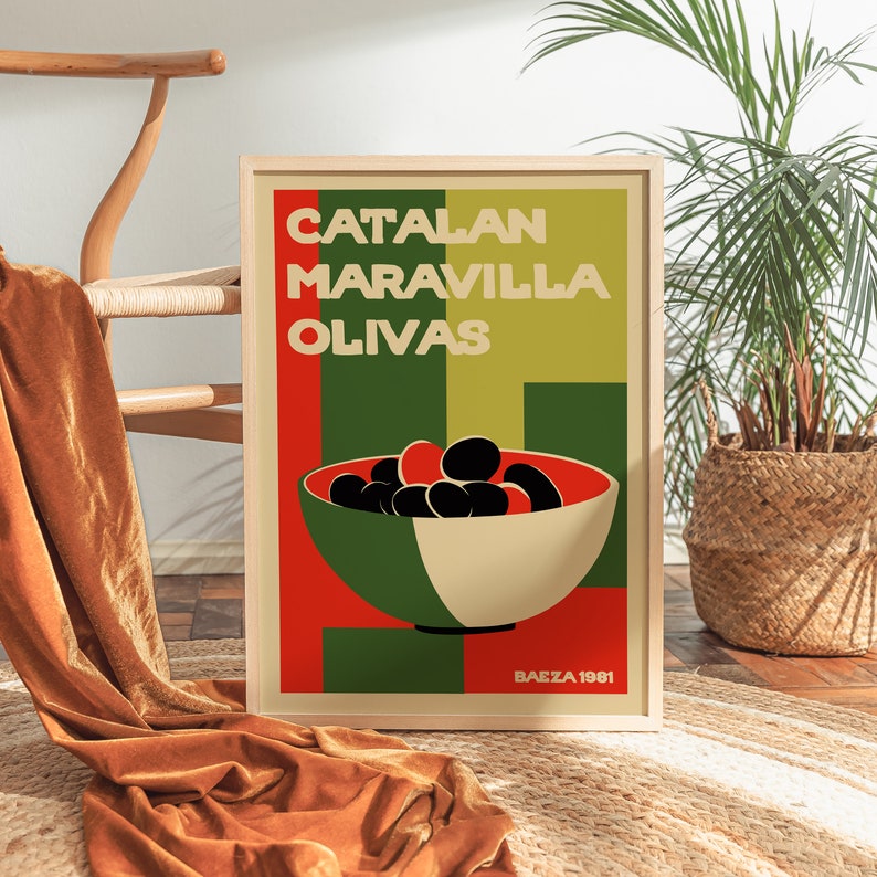 SPANISH OLIVES POSTER
