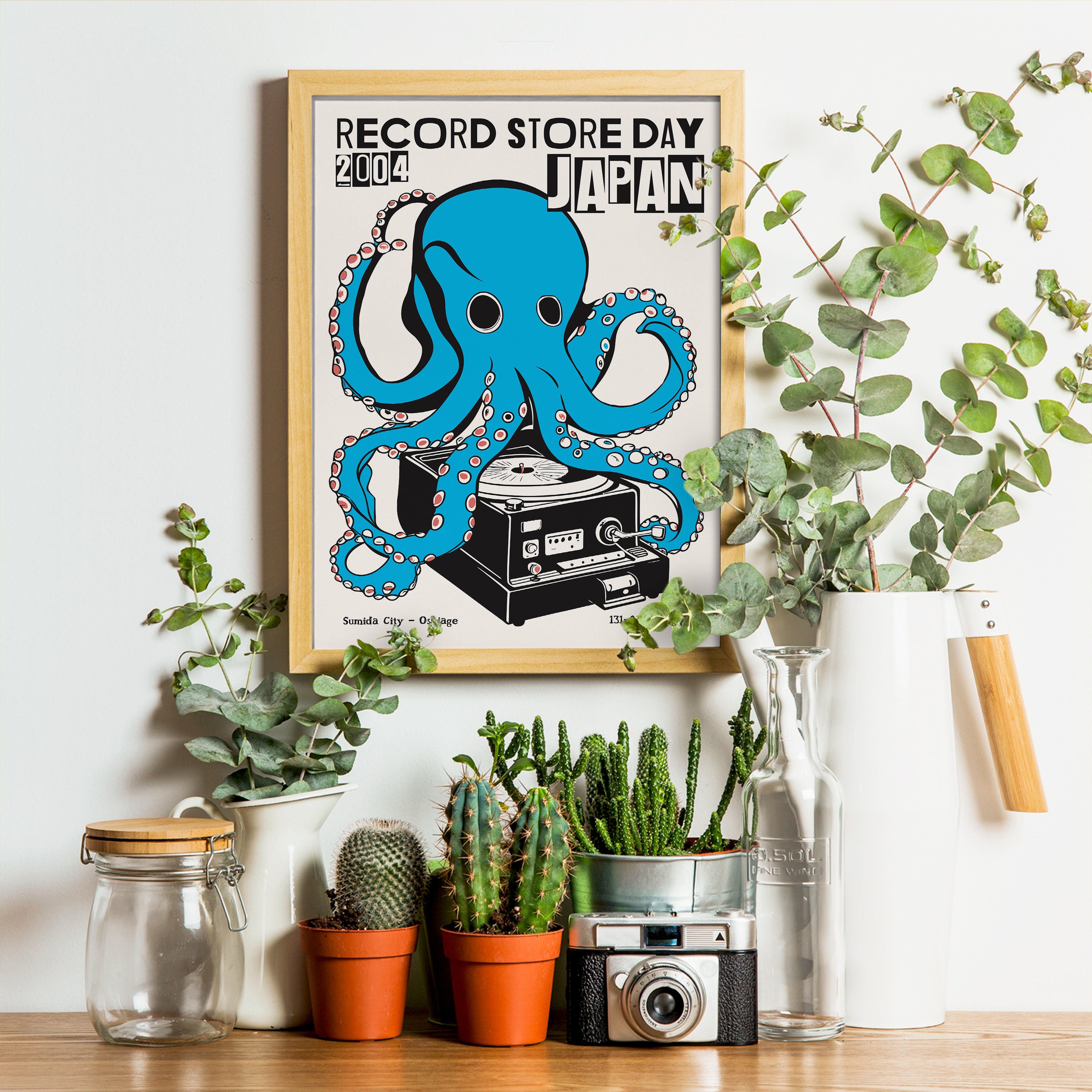 RECORD STORE DAY Japan - Poster - 2004 | Retro Vinyl Record