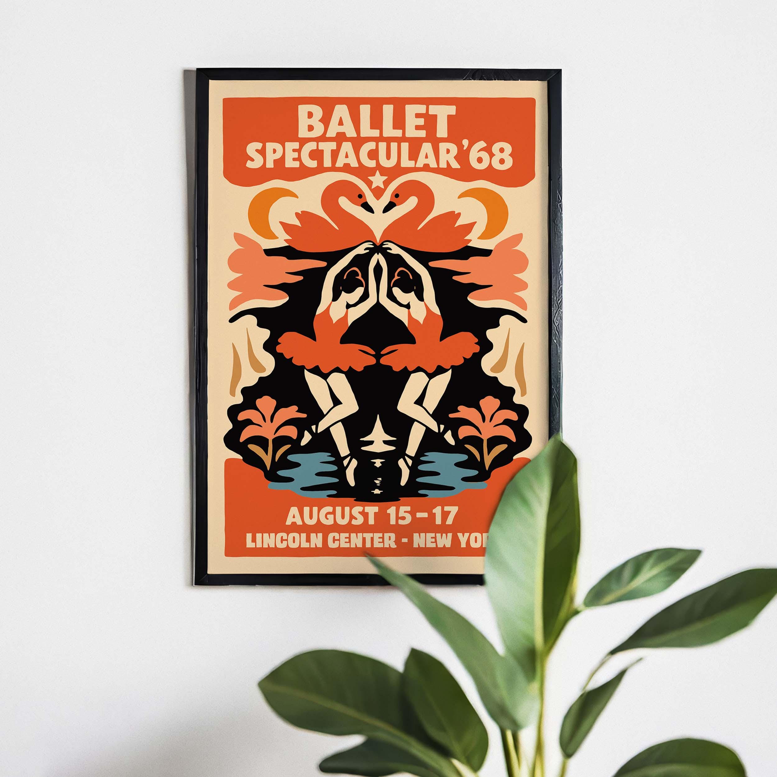 1968 Ballet Spectacular Poster - Giclee Reproduction - Lincoln