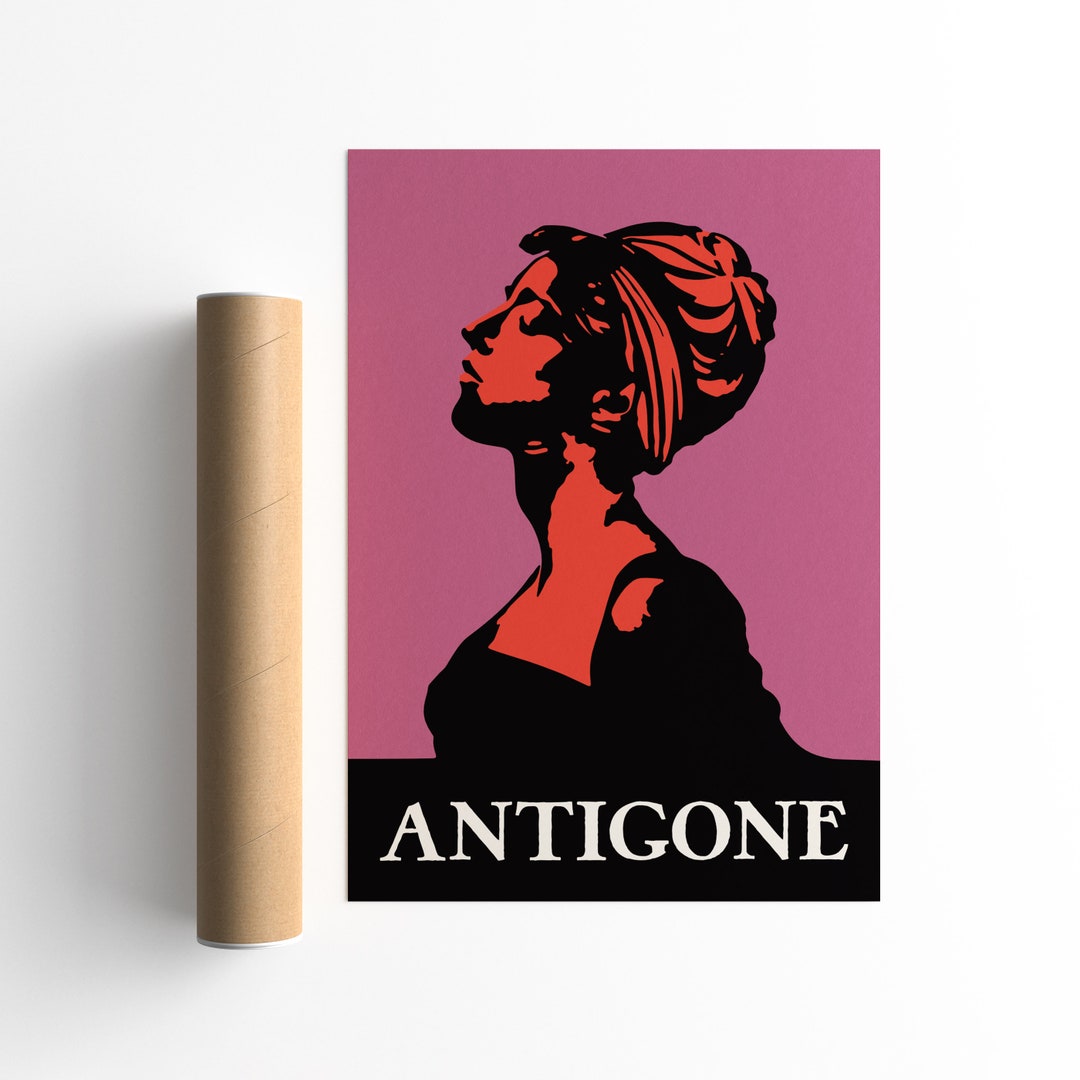 ANTIGONE POSTER Literature Theatre Lovers, Classic Books, Housewarming ...