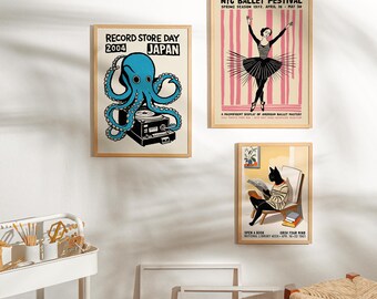 Record Store Day Japan 2004 Poster - Giclée Fine Art Print