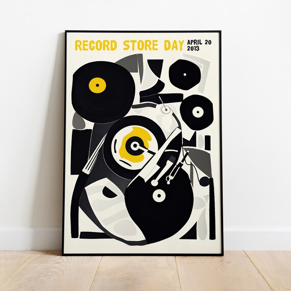 Record Vintage Wall Art Vintage Decor Records for Wall Aesthetic