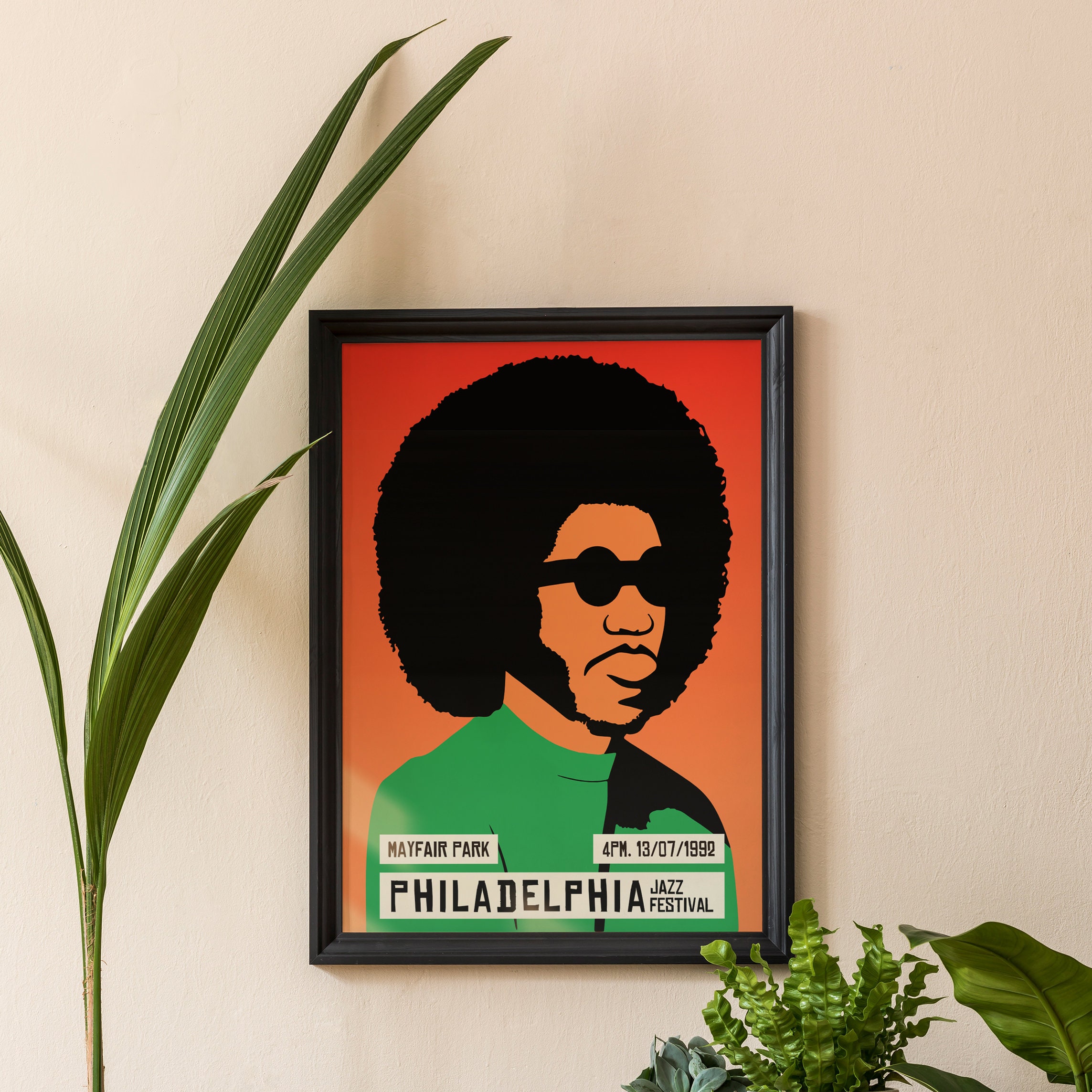 Philadelphia Jazz Festival POSTER Music Poster Jazz Etsy
