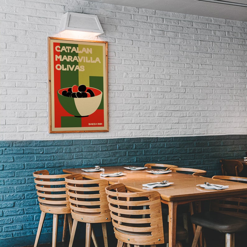SPANISH OLIVES POSTER