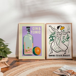 Poster WBdesignz Gib Deinem Leben Einen Gin: Stampa Motivazionale Senza Cornice - 350g