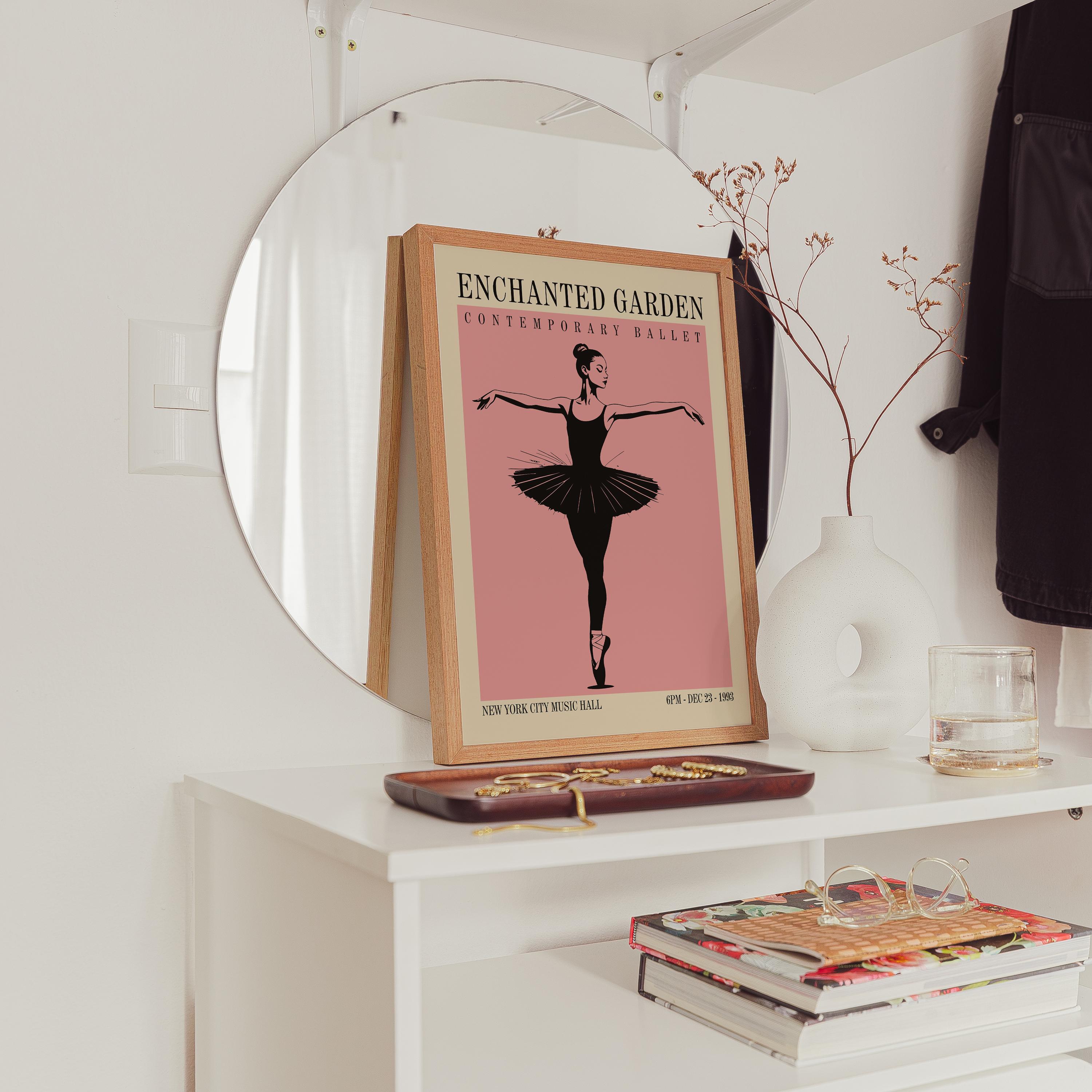 New York City Ballet Festival Poster - Vintage Ballet Gift