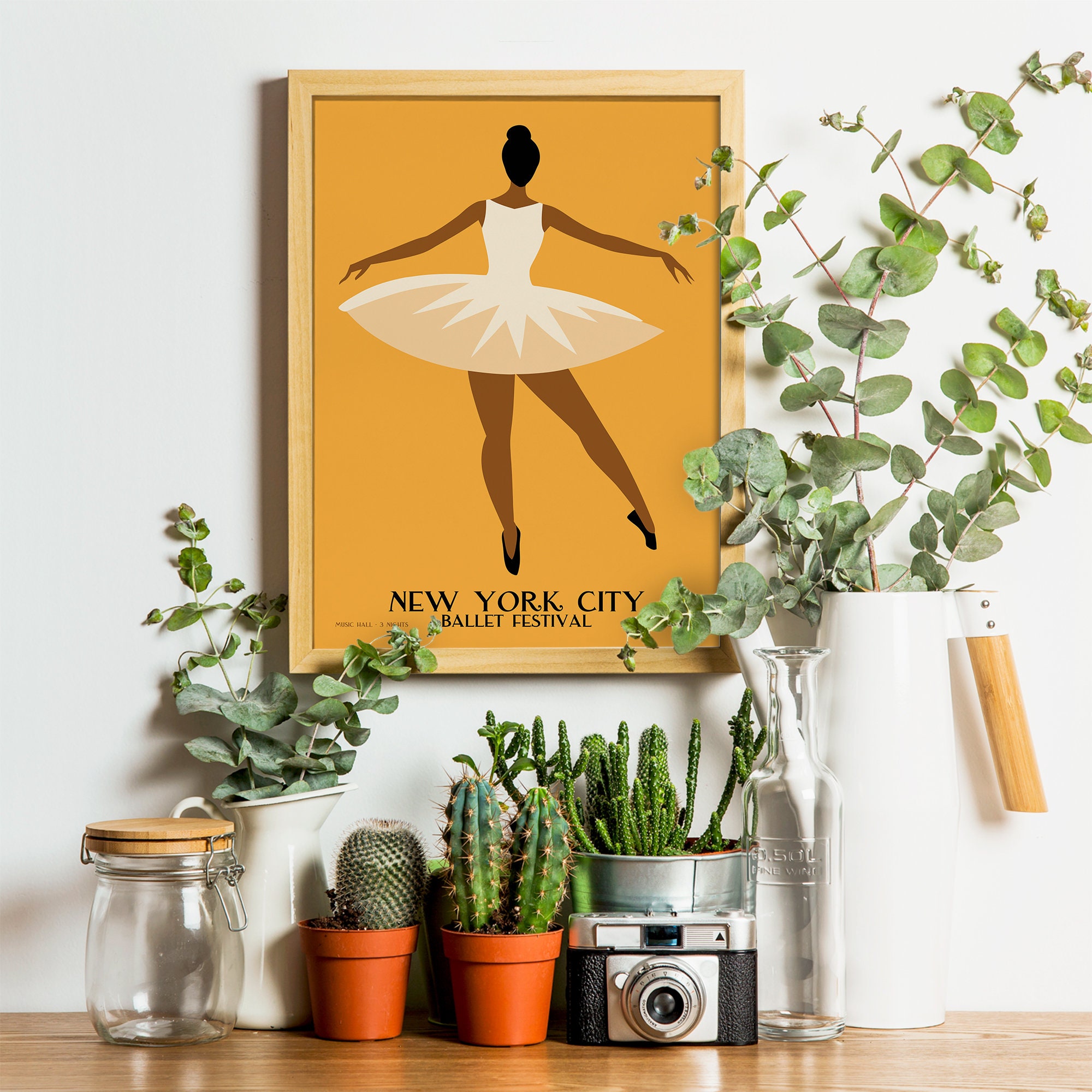 New York City Ballet Festival Poster - Vintage Ballet Gift
