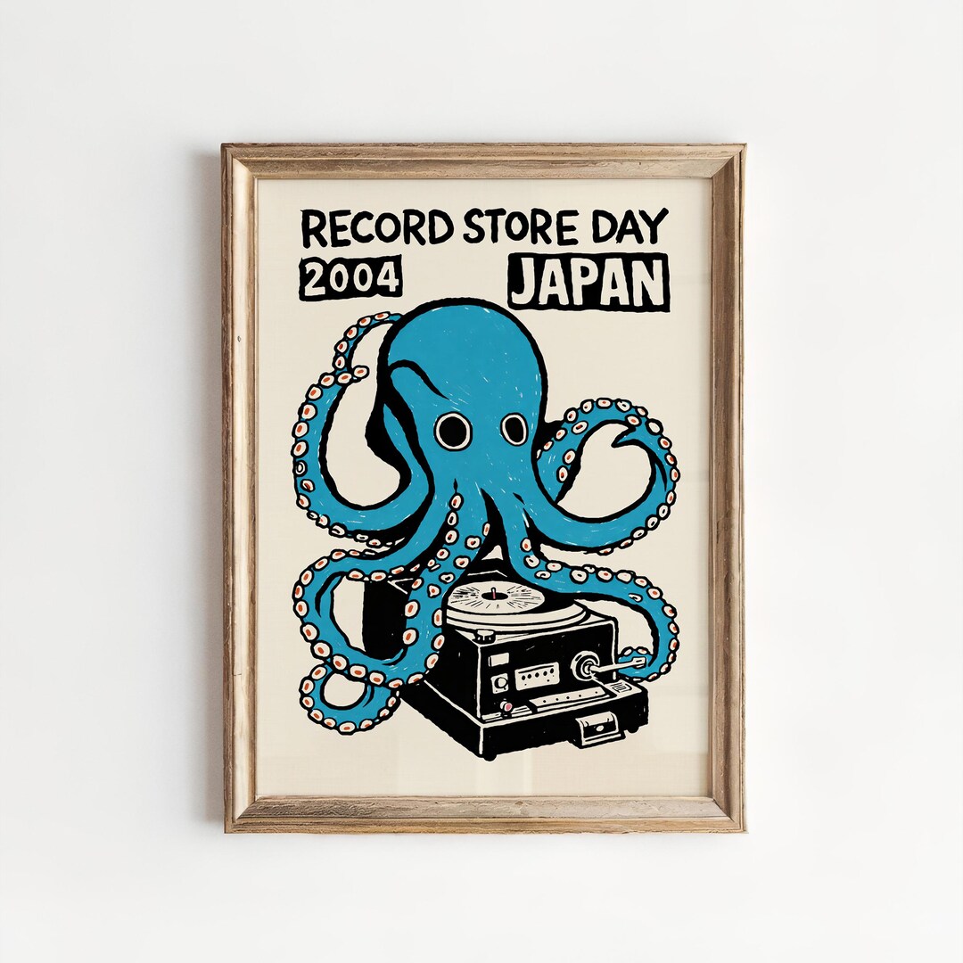 Record Store Day Japan 2004 Poster - Giclée Fine Art Print