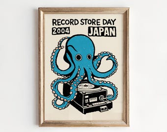 Record Store Day Japan 2004 Poster - Giclée Fine Art Print