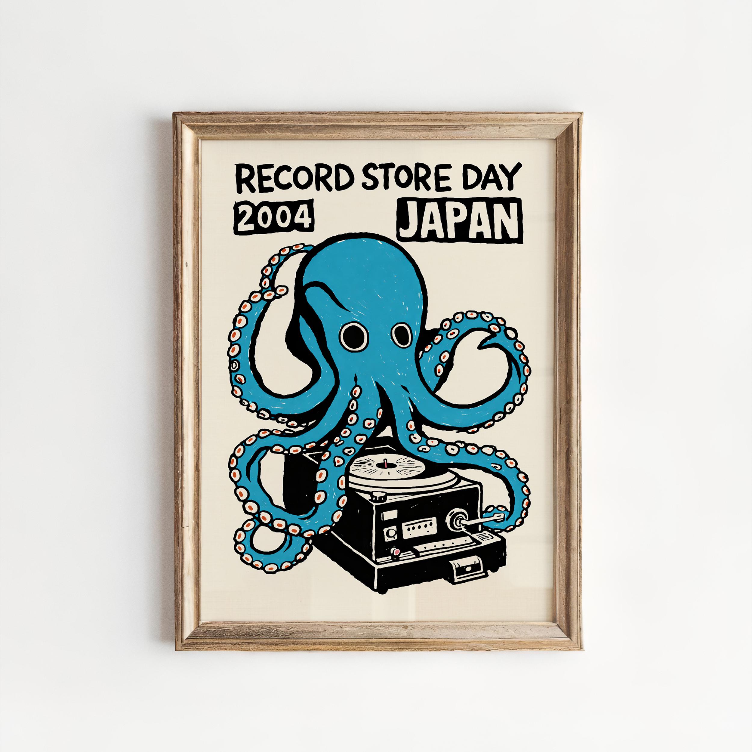 Record Store Day Japan 2004 Poster - Giclée Fine Art Print