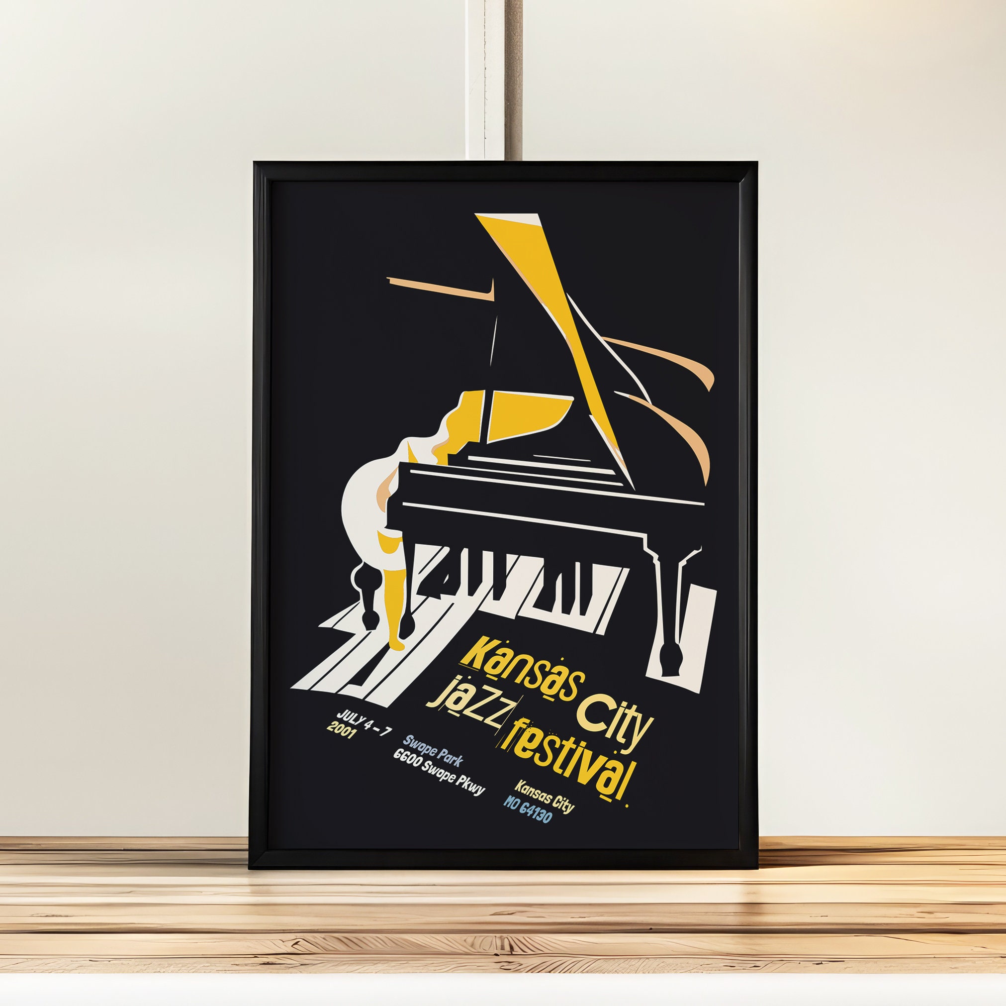 Print Art piano music Jazz Illustration Poster face mask