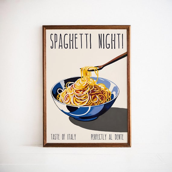 Quadro Su Tela "Pizza Sur La Table", Stampa Artistica 80x60 Cm, Già Montato Su Telaio Di Legno