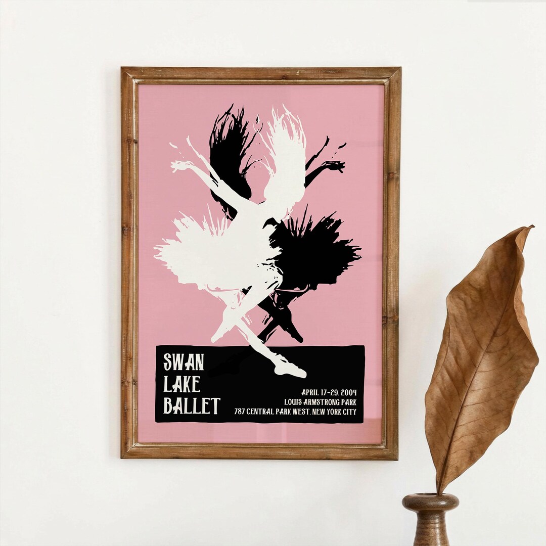 Swan Lake Ballet 2004 - Giclée Fine Art Print - Pink Ballerina Dancer ...