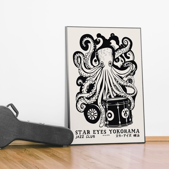 JAPANESE JAZZ POSTER - Yokohama 1973 Star Eyes Club
