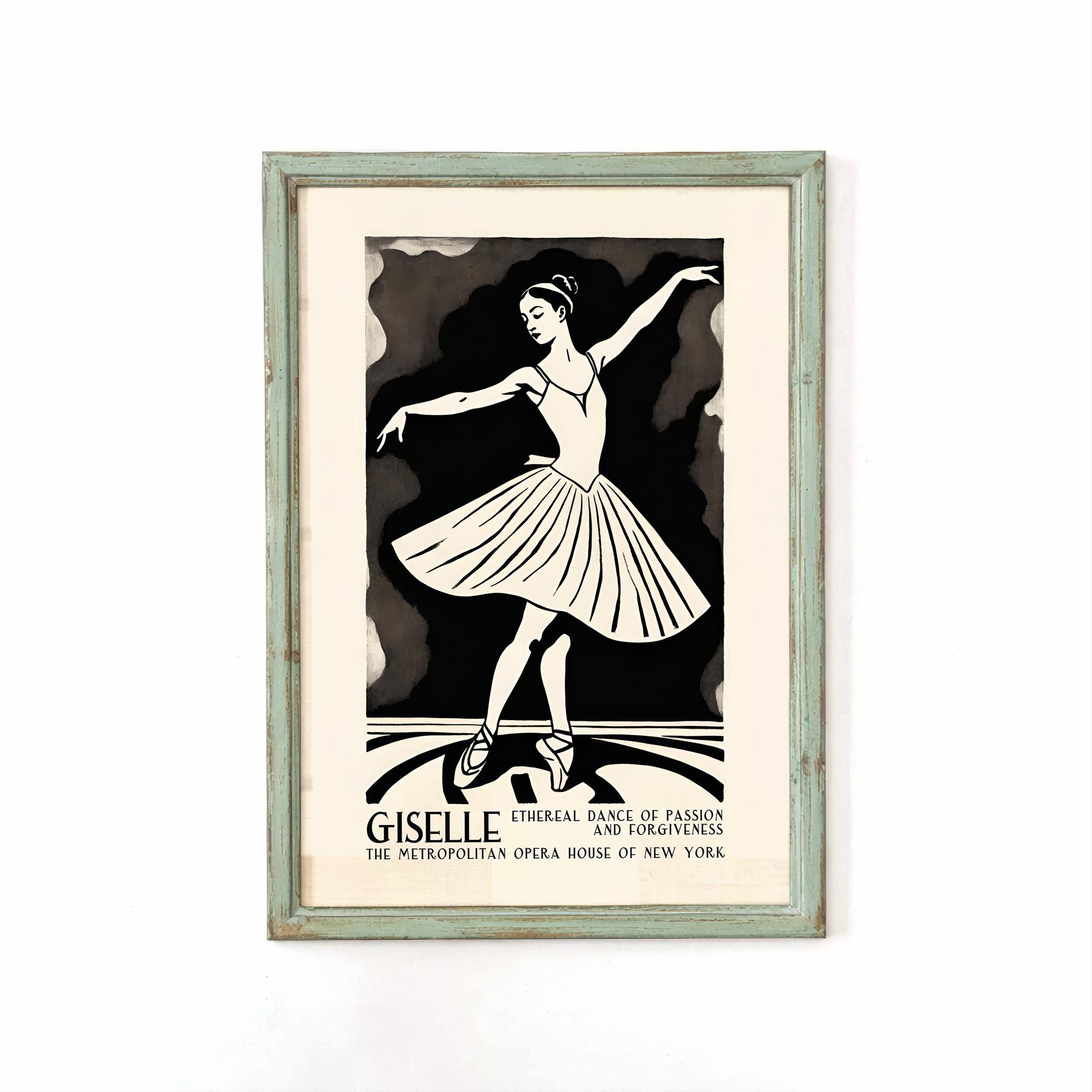 アート・デザイン・音楽 ID december 1998 Gisele Giselle NYC Ballet Poster – HypeSheriff
