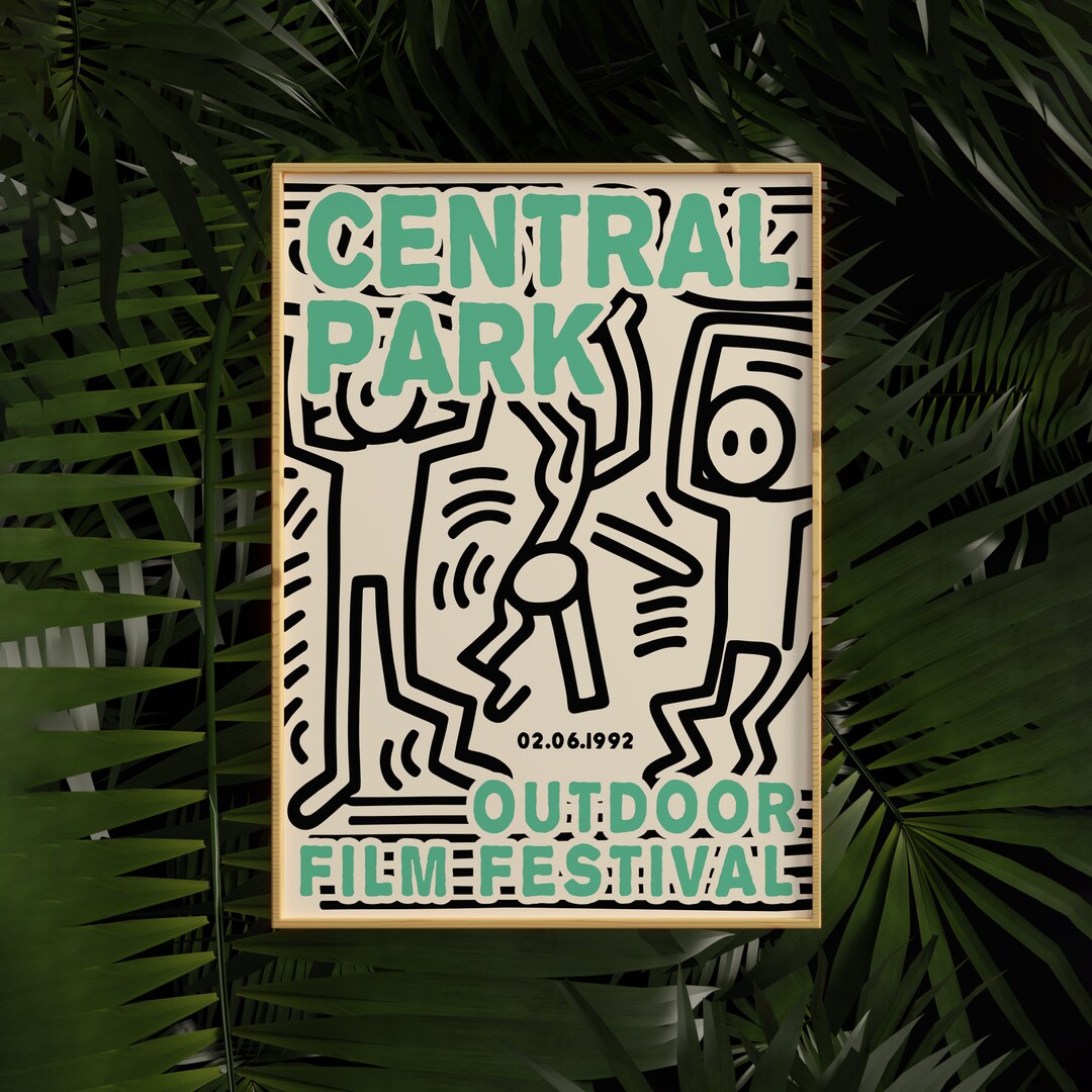 Central Park Film Festival NYC Movie Poster Large Wall Prints, Home