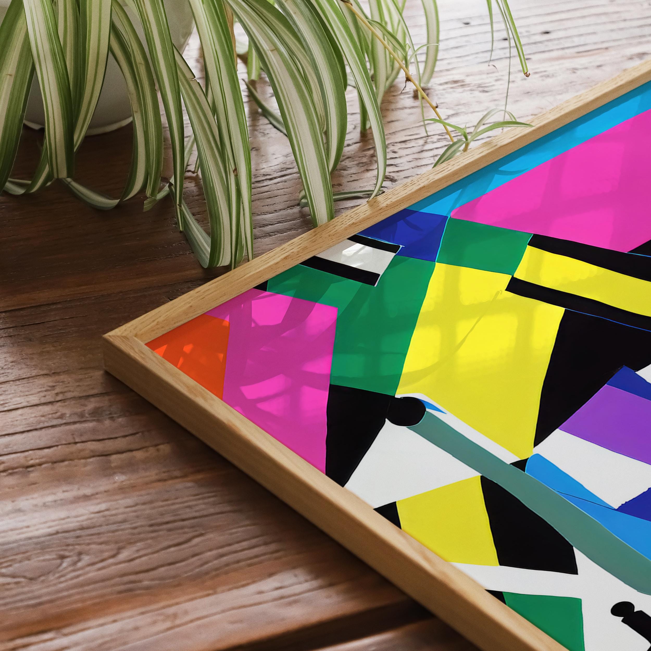 Summer Jazz Festival 1998 POSTER | Piano Keys Abstract Shapes