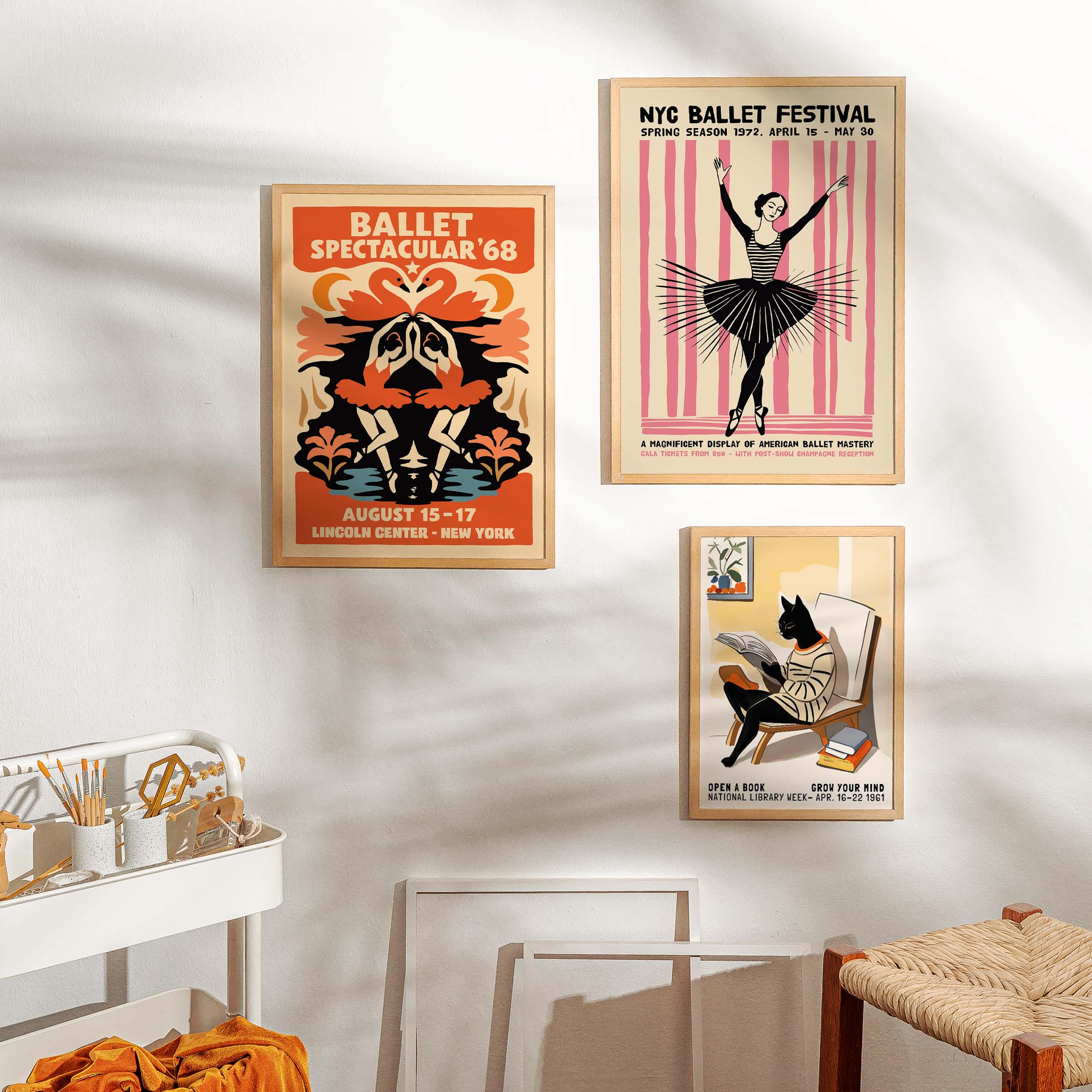 1968 Ballet Spectacular Poster - Giclee Reproduction - Lincoln