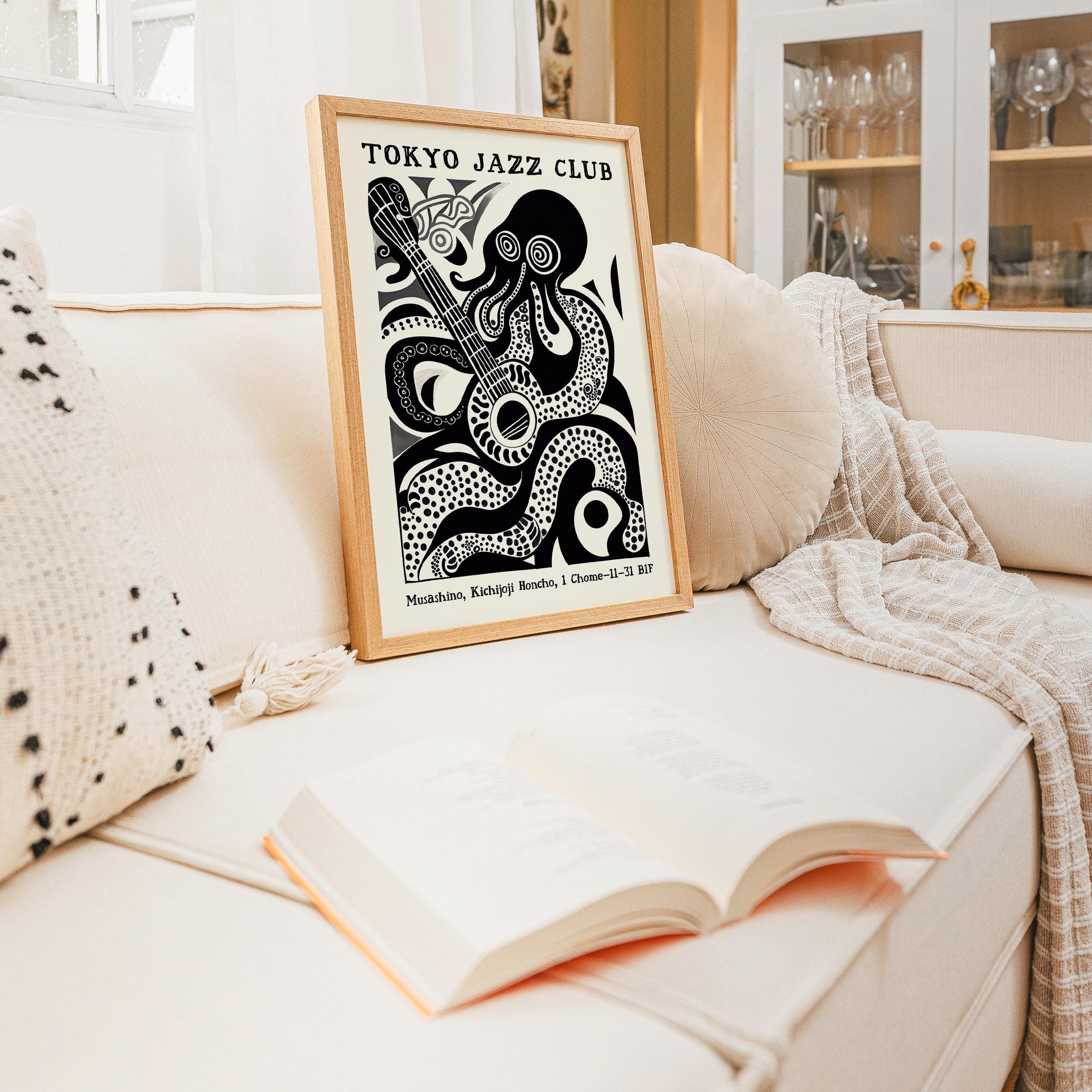 アート・デザイン・音楽 Numero TOKYO OCTOBER 2013 Tokyo Jazz Club Poster - Giclée Fine Art Print - Vintage Octopus
