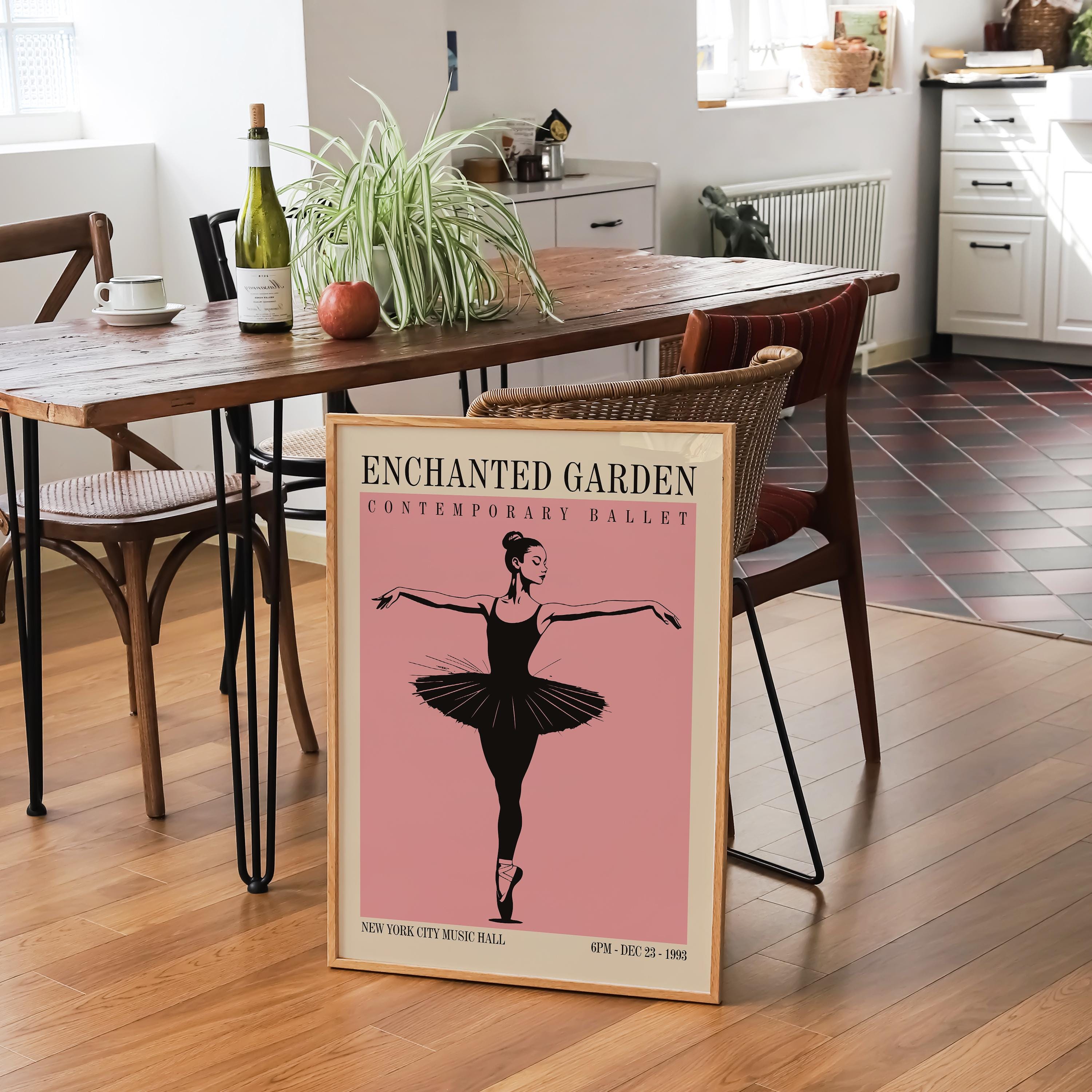 NYC Music Hall Ballet Poster: Midcentury Modern Dance Art - Etsy