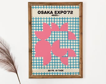 EXPO'70 壁掛けアート Expo 70 Osaka Japan Worlds Fair Vintage Wall Art Home Decor