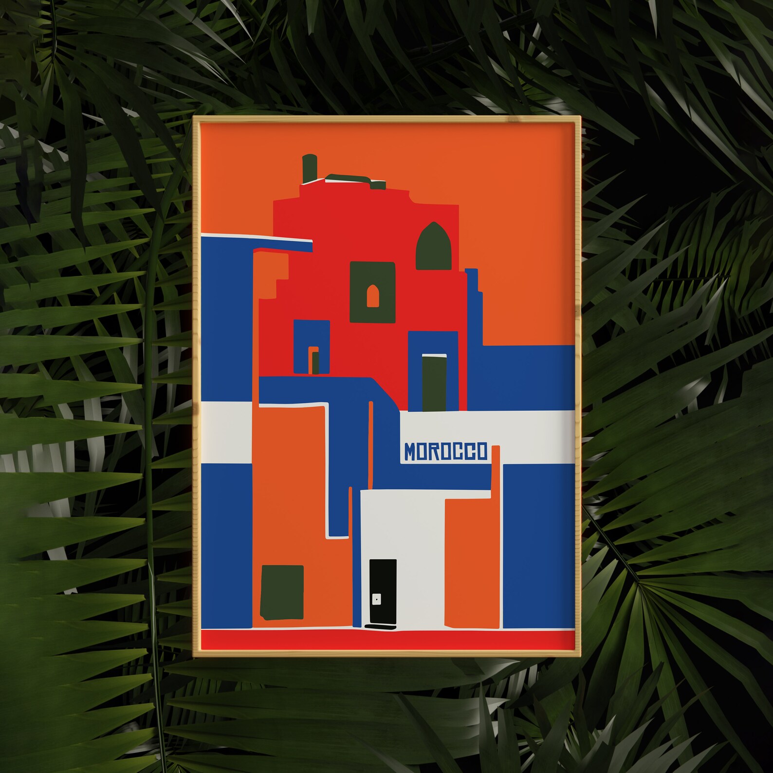 MOROCCO Architecture POSTER Marrakech Wall Art Architecture Etsy