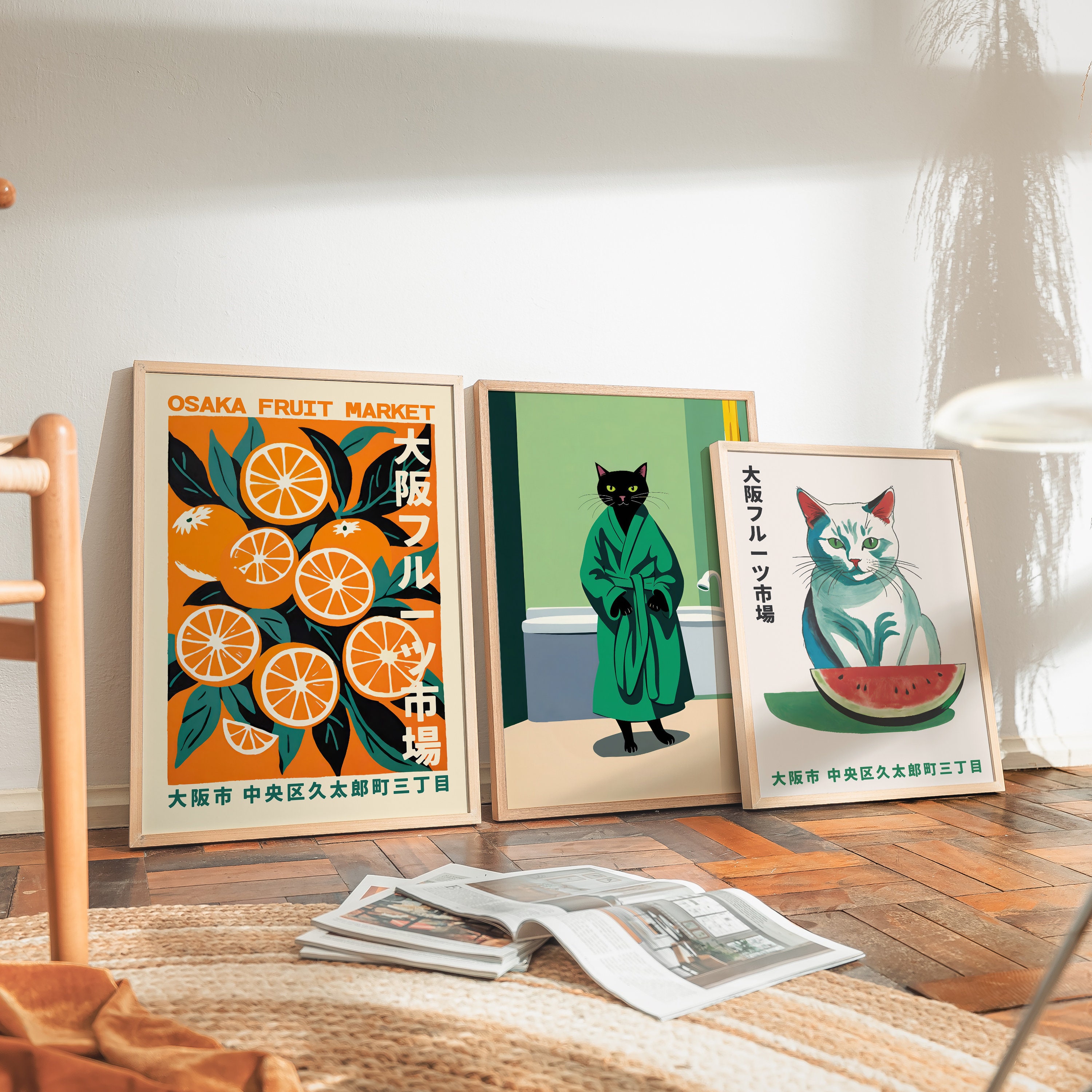 No.kashikomi梅－face001／ アートポスター 400×500 No.kashikomi梅