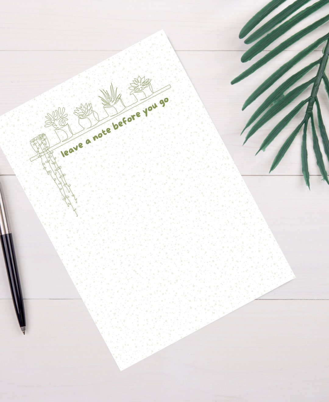 Leaf A Note Leave a Note Printable - Etsy