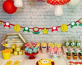 Super Mario Party Printables Package