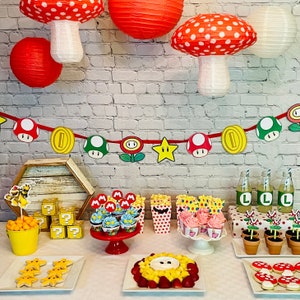 Super Mario Party Printables Package