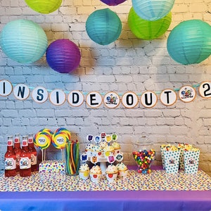 Inside Out 2 Party Printables Package