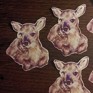 Easy Peel Deer Sticker