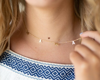 Mama Necklace-Silver&Gold-Gift for New Mom-Mommy Necklace-Mama Jewelry-Mama Necklace Gold-Mama Necklace Silver-Gifts for Her-Dainty Necklace