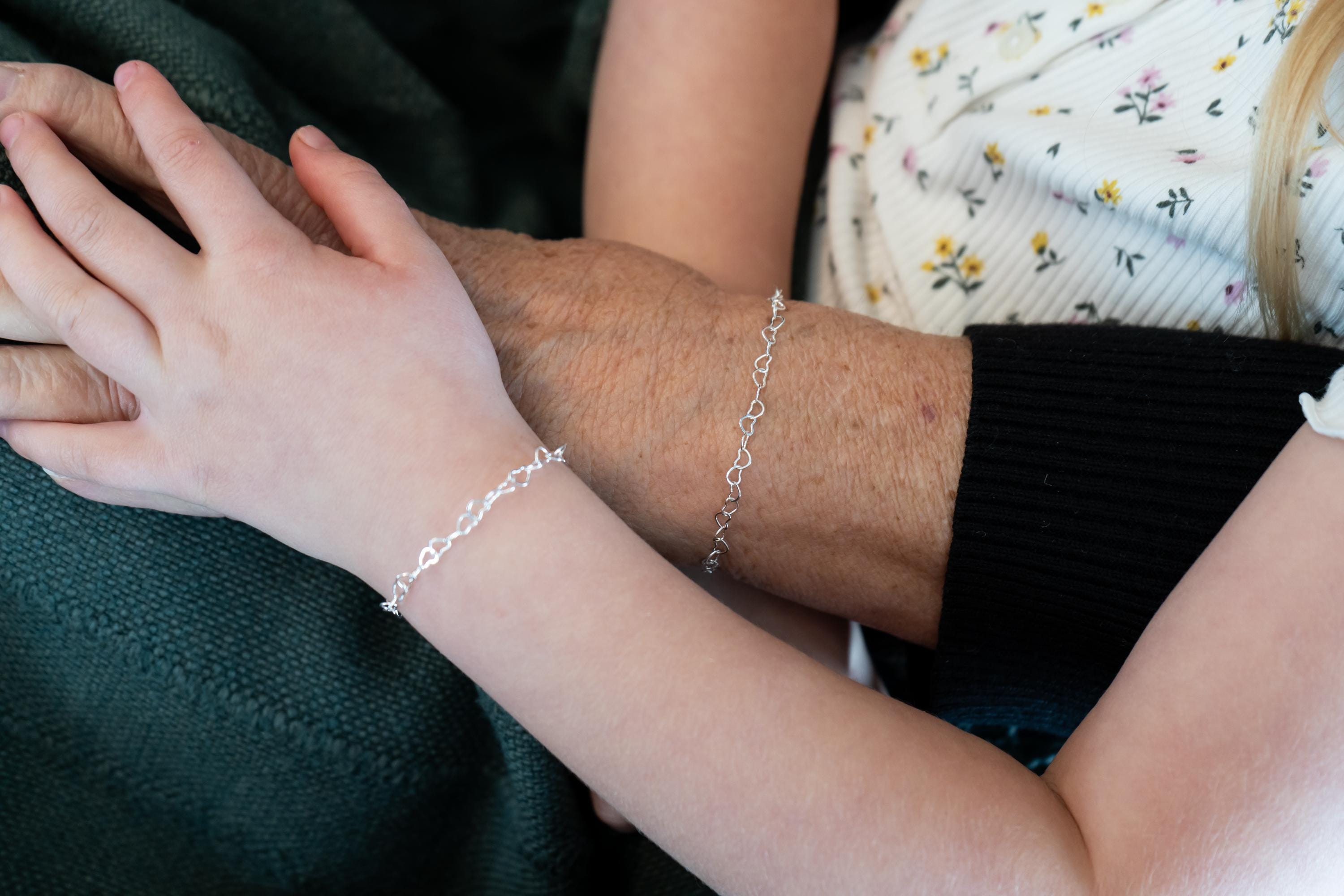 Bracciale Donna A Cuore Con Catena Regolabile – In Argento E Zirconi Bianchi – Regalo Per San Valentino